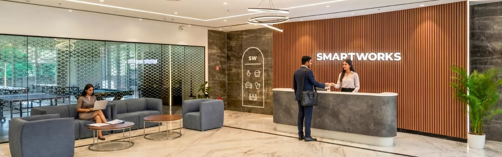 Smartworks office space reception.webp